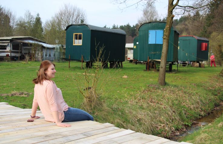 Campingplatz Böhmeschlucht - Bauwagen in Niedersachsen
